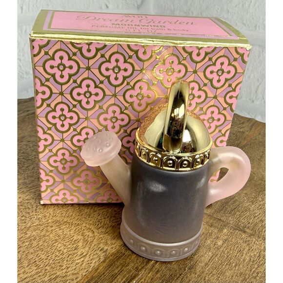 NEW Vintage Avon DREAM GARDEN Watering Can Perfume MOONWIND Perfume Oil 0.5 oz - Picture 9 of 11